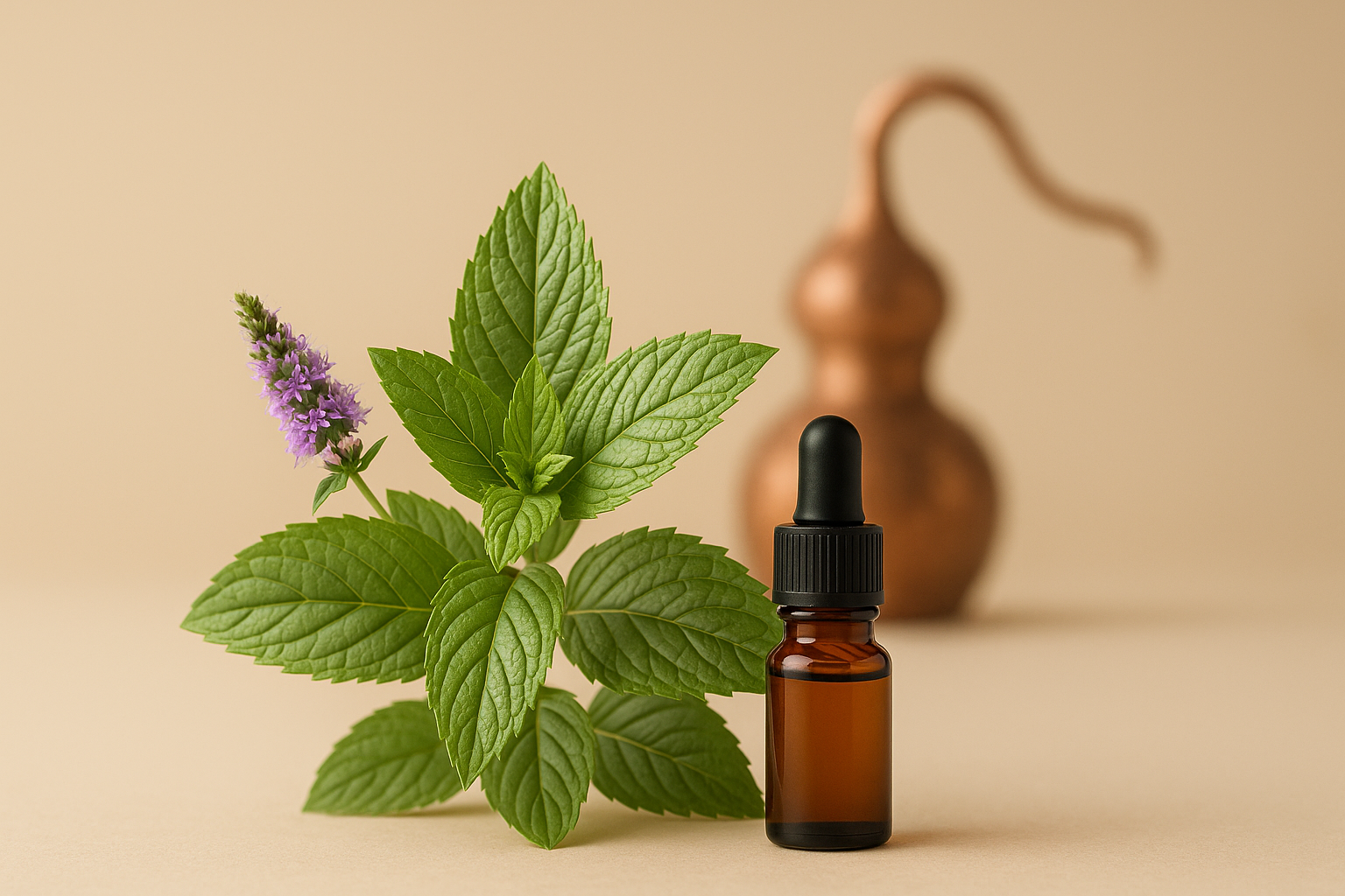 Monographie – Huile essentielle de Menthe poivrée (Mentha × piperita)