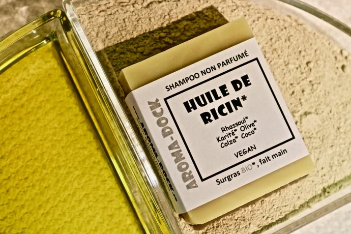 Comment utiliser le shampoing solide à l'huile de ricin pour des cheveux plus épais et plus forts ?