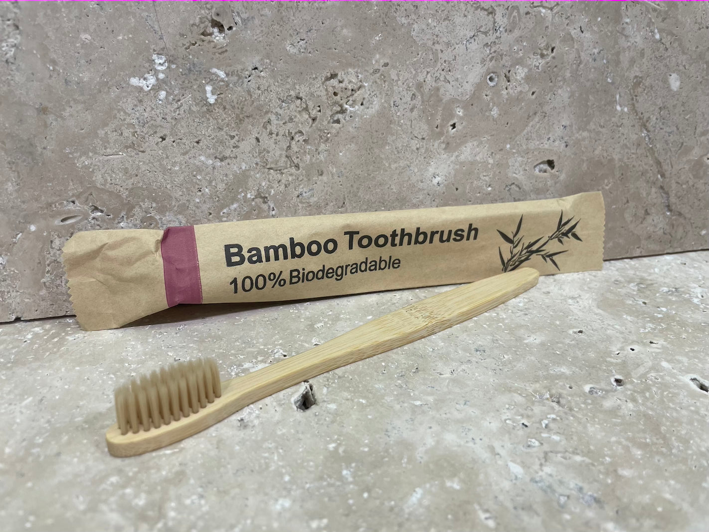 Brosse à dents en bambou Aroma-Dock écologique et biodégradable