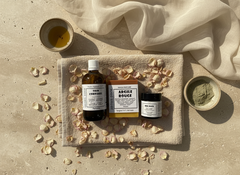 Coffret Découverte Les Essentiels d'Aroma-Dock savons et soins naturels