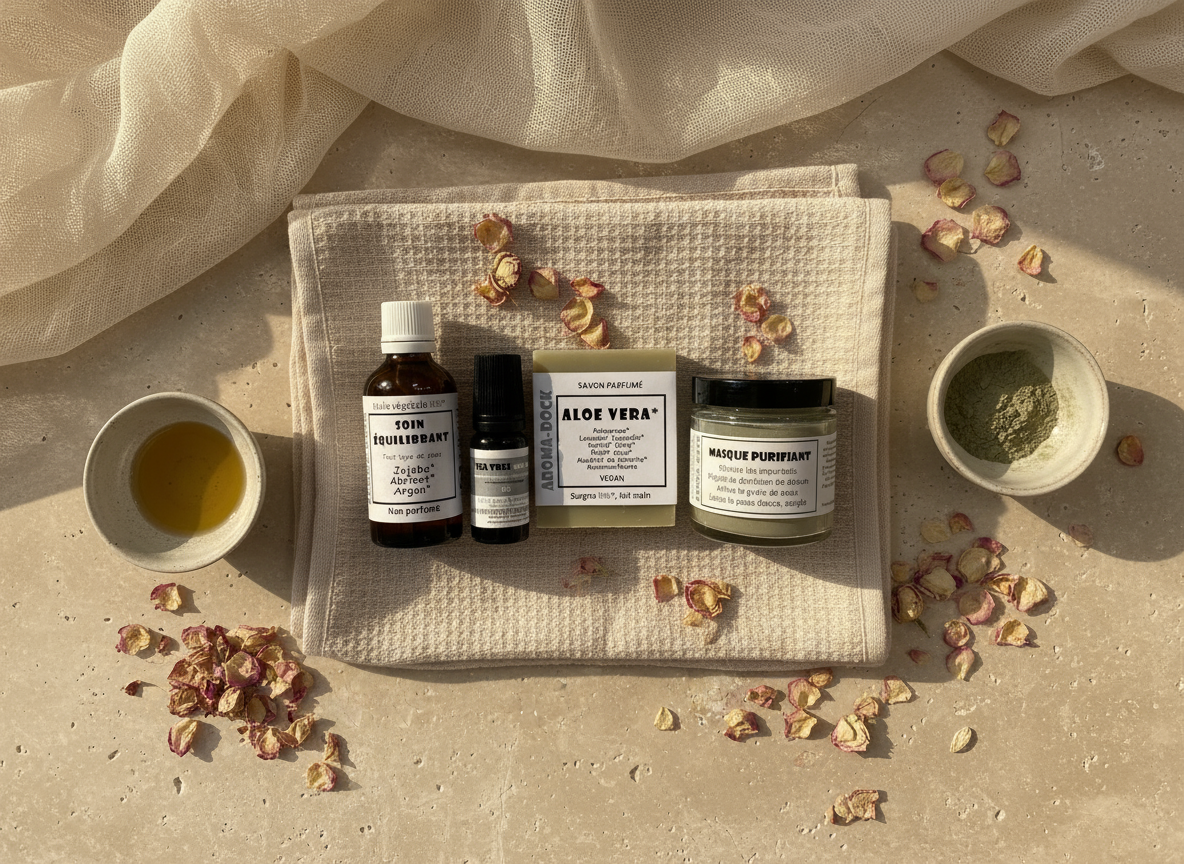 Rituel Équilibrant Peau Mixte & Acnéique Aroma-Dock coffret purifiant