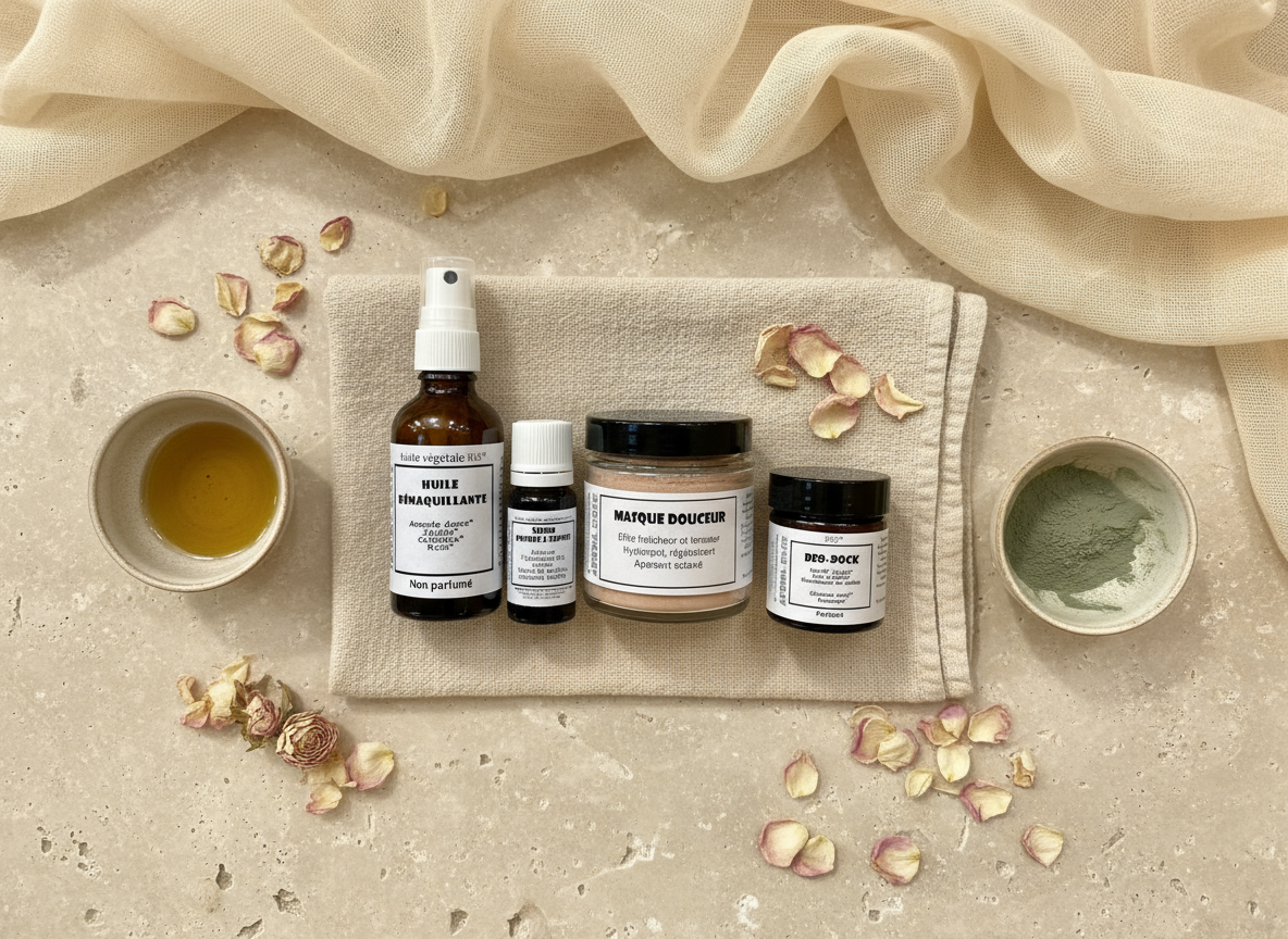 Rituel Féminin Douceur & Éclat Naturel Aroma-Dock coffret soin visage