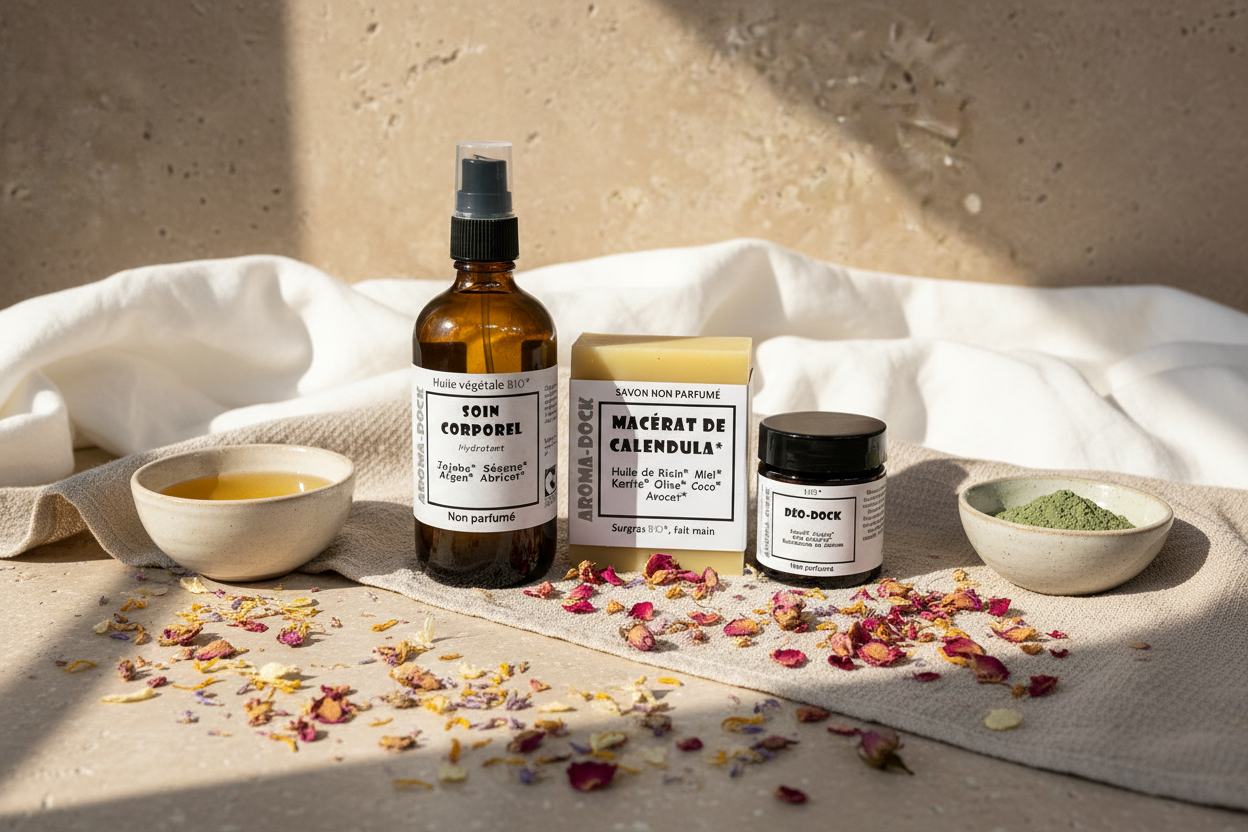 Coffret Découverte Non Parfumé – Les Essentiels d'Aroma-Dock