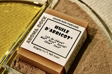 Savon Huile d'Abricot non parfumé (lait de chèvre)