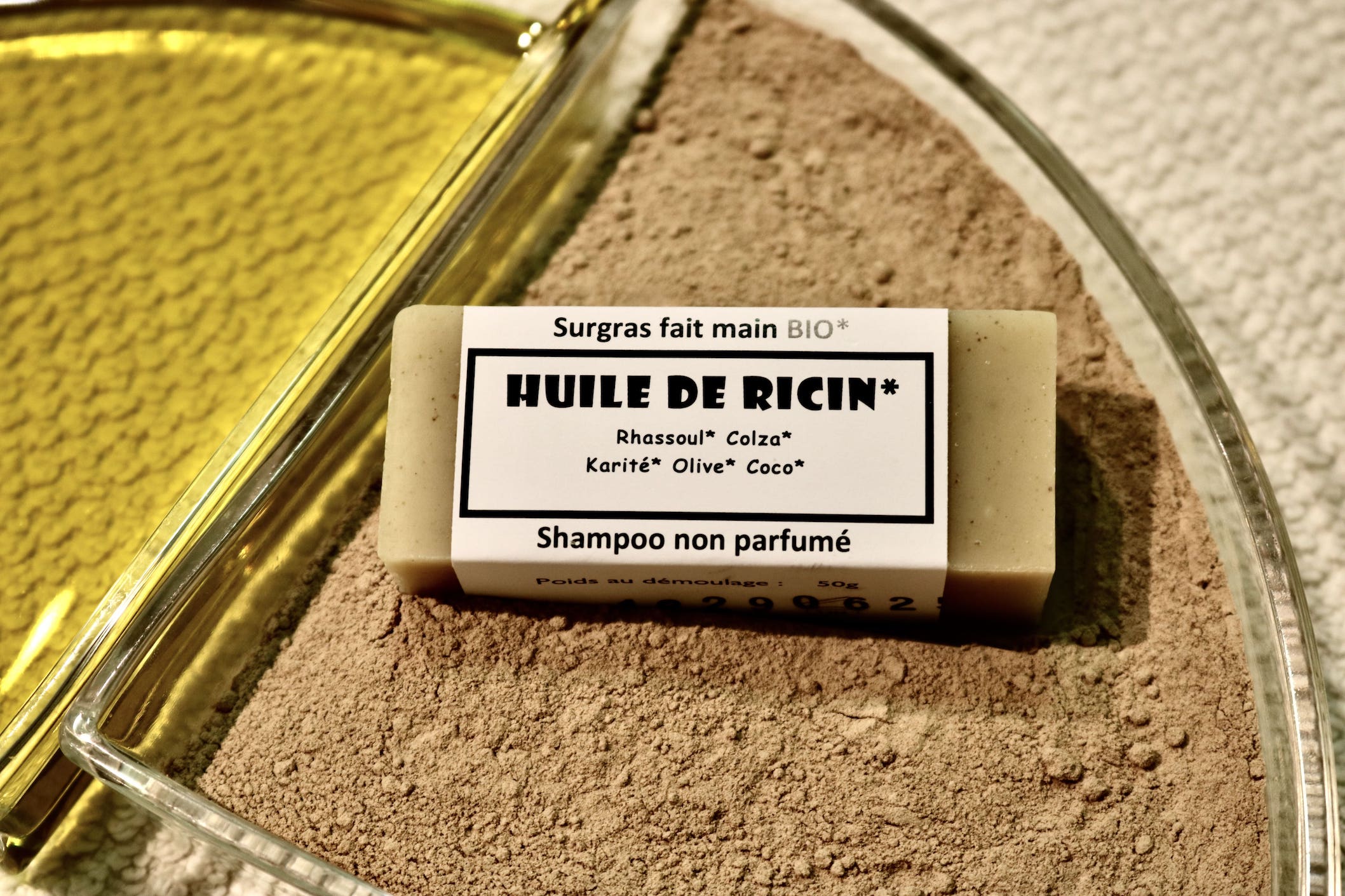 Shampoing solide à l'Huile de Ricin