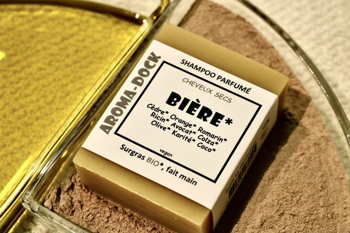 Shampoing solide à la Bière parfumé
