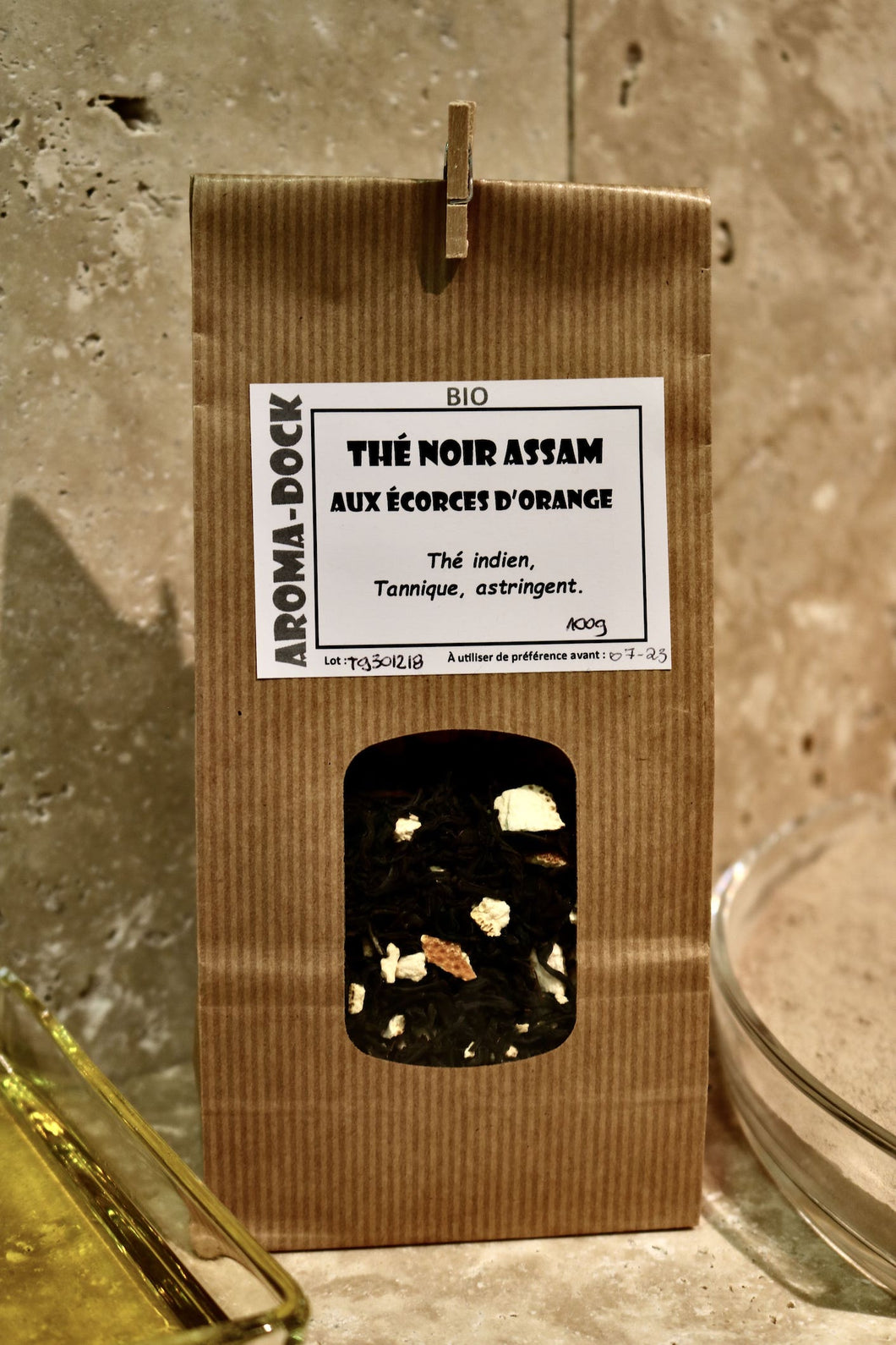 Thé Noir Assam aux Écorces d'Orange 100g