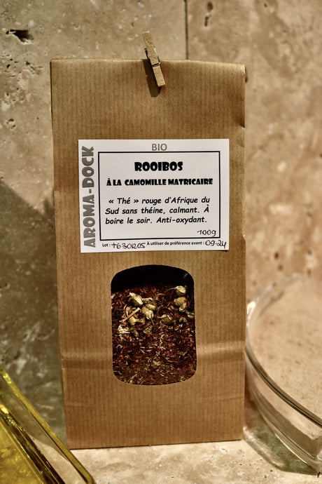 Thé Rooibos à la Camomille Matricaire 100g