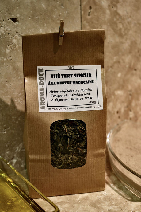 Thé Vert Sencha à la Menthe Marocaine 100g