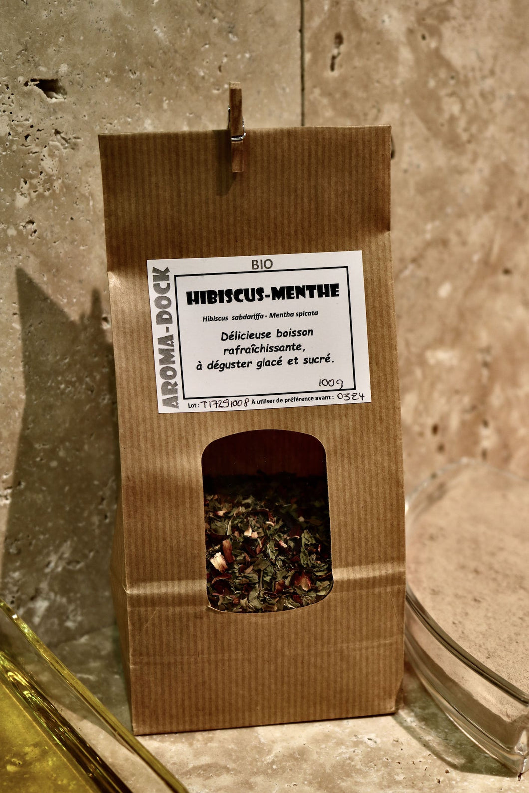 Tisane hibiscus-Menthe 100g