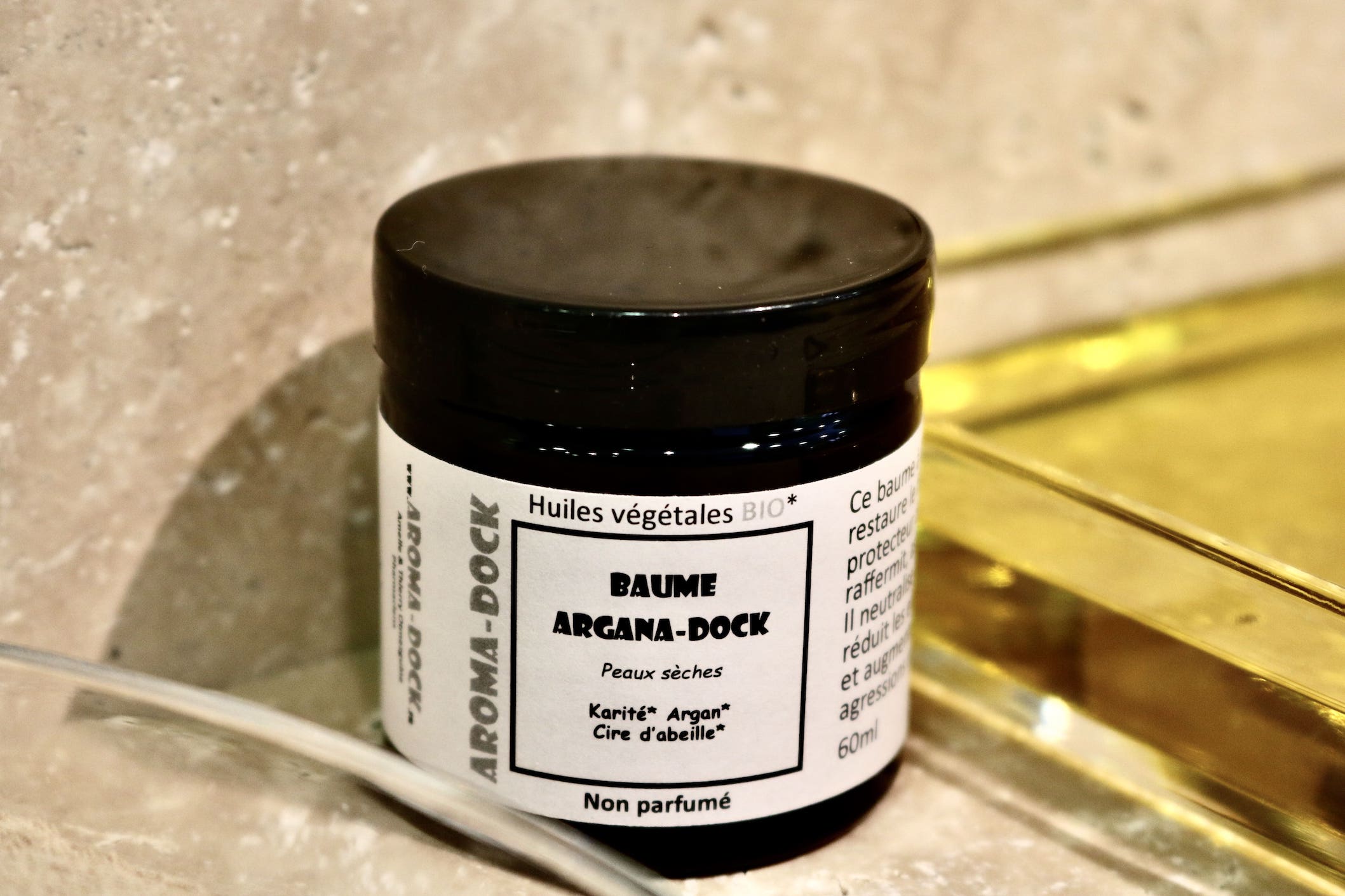 Baume Argana-Dock non parfumé 60ml Aroma-Dock à l'huile d'argan nourrissant