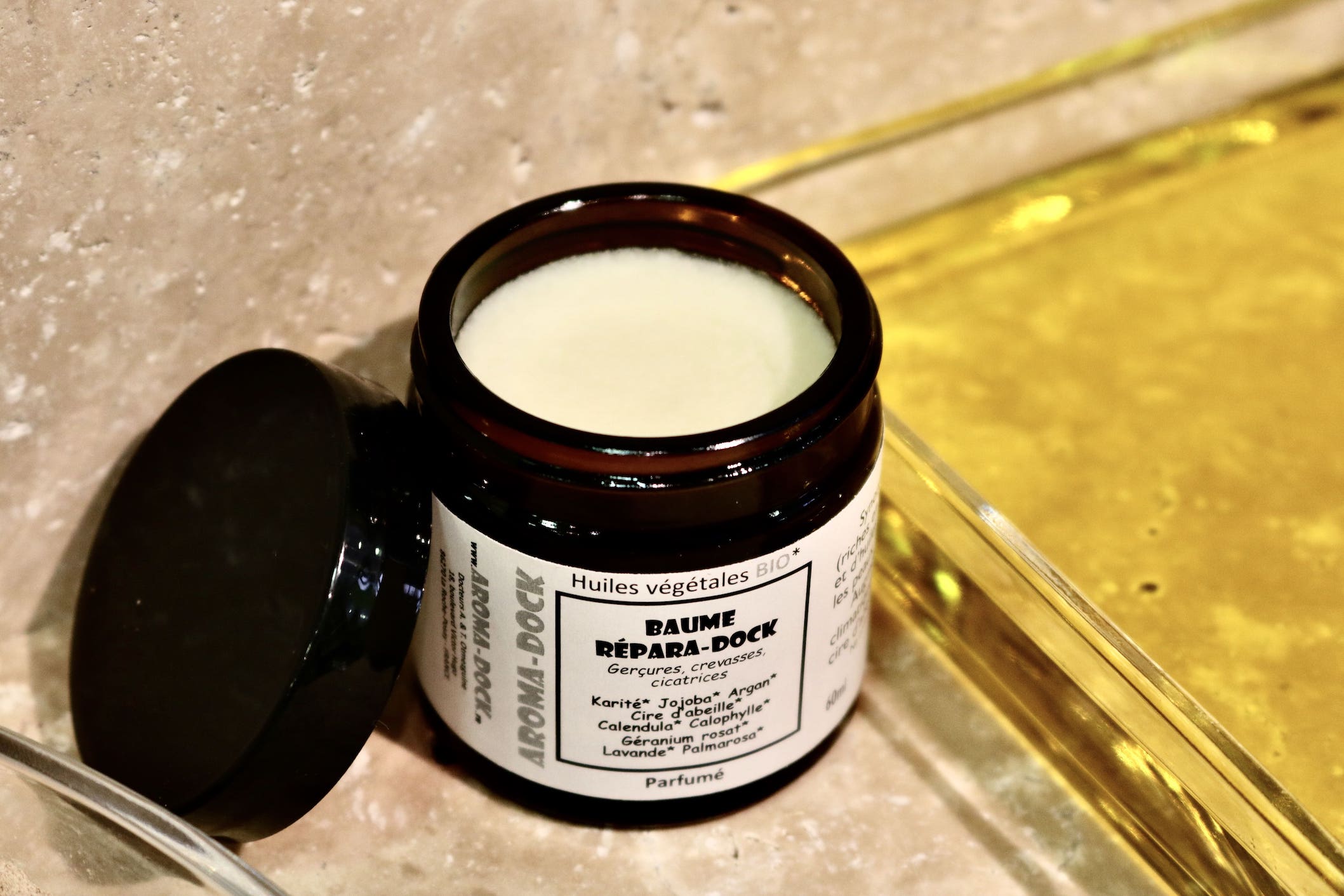 Baume Répara-Dock parfumé 60ml Aroma-Dock certifié Nature & Progrès réparateur