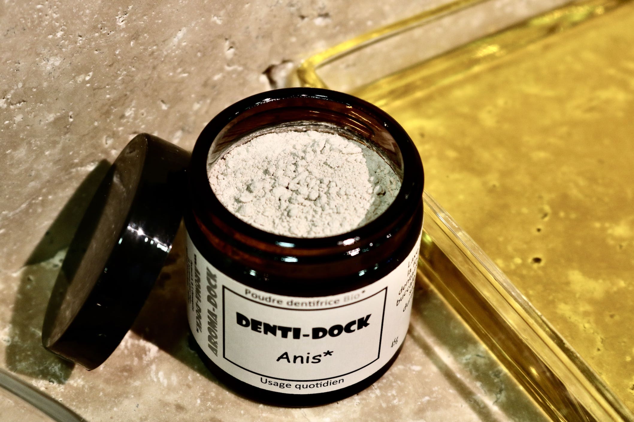 Dentifrice naturel en poudre Denti-Dock Anis 45g zéro déchet