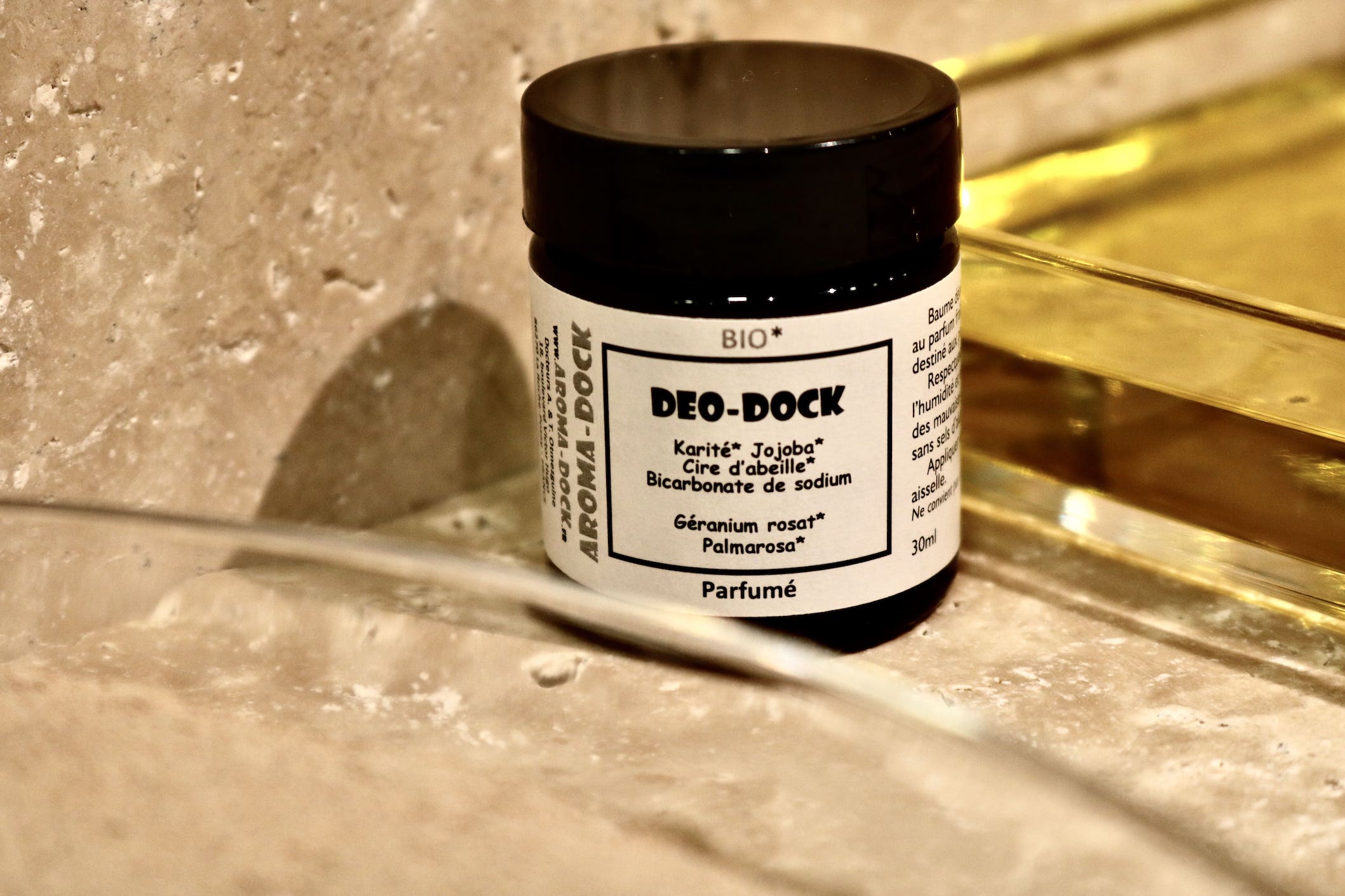 Déodorant naturel Déo-Dock parfumé 30ml Aroma-Dock aux huiles essentielles