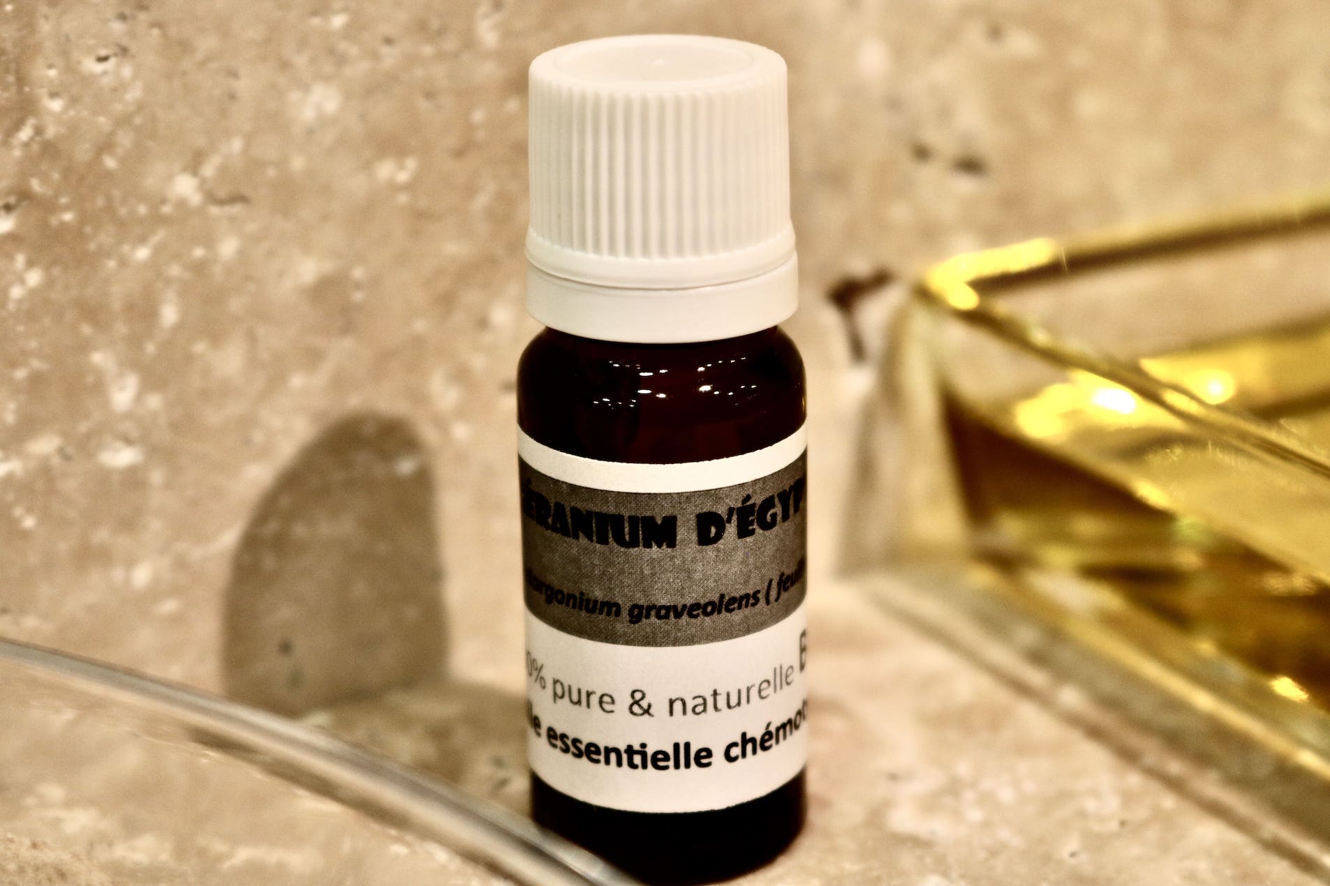 Huile essentielle Géranium Rosat d'Egypte bio 10ml Aroma-Dock équilibrante