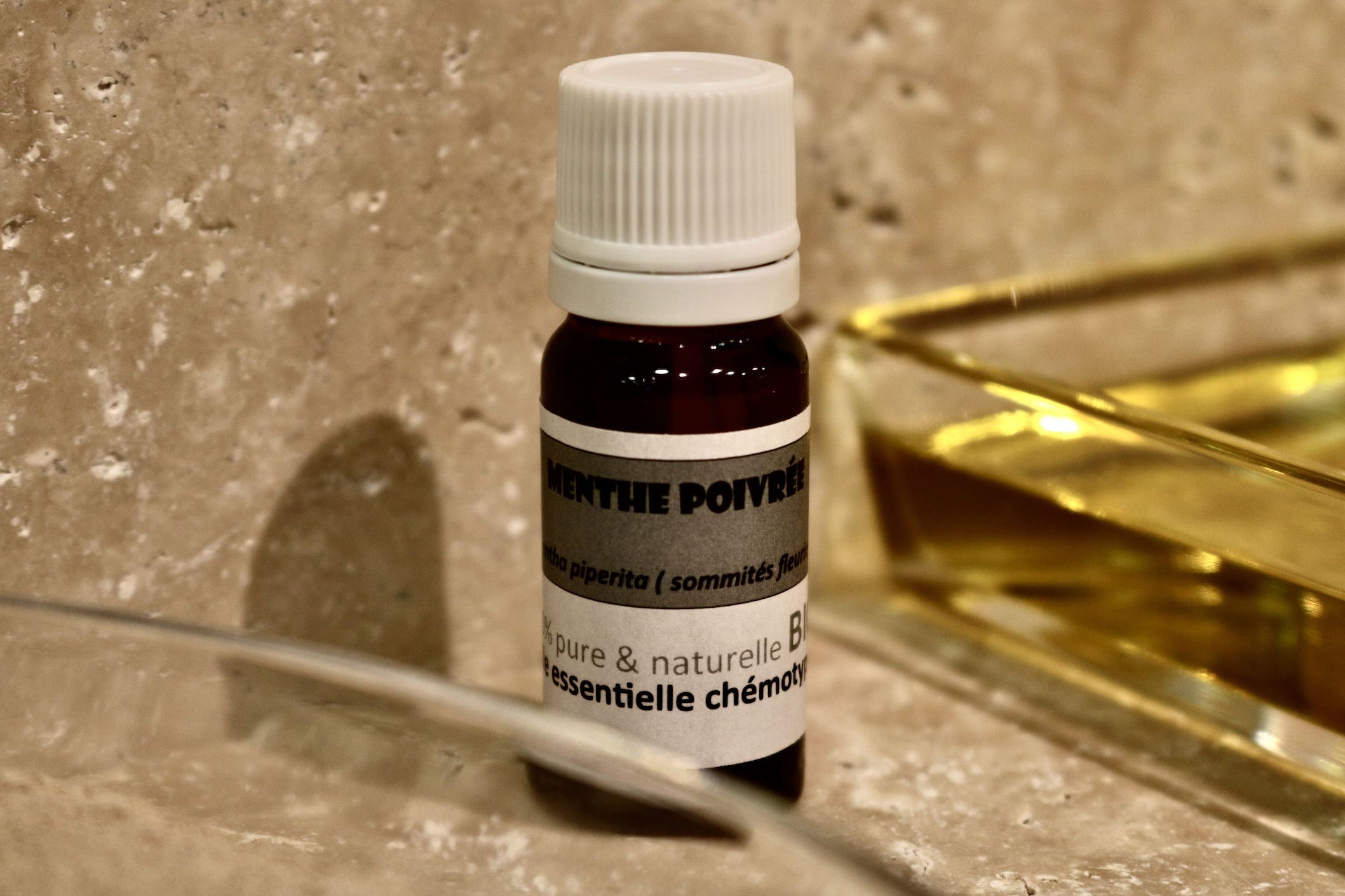 Huile essentielle Menthe Poivrée bio 10ml Aroma-Dock rafraîchissante et digestive