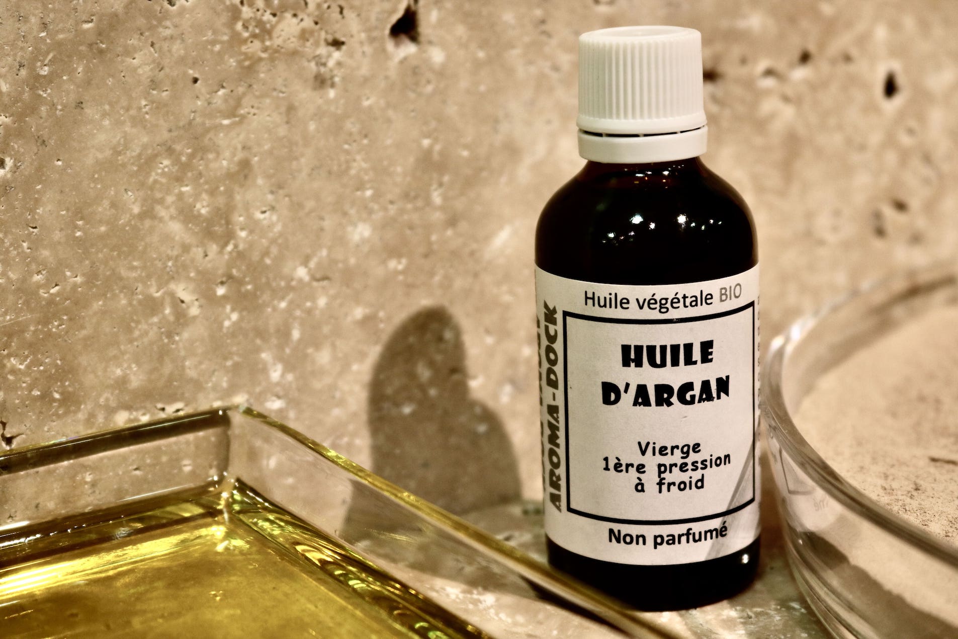 Huile végétale d'Argan bio 55ml Aroma-Dock anti-âge et nourrissante