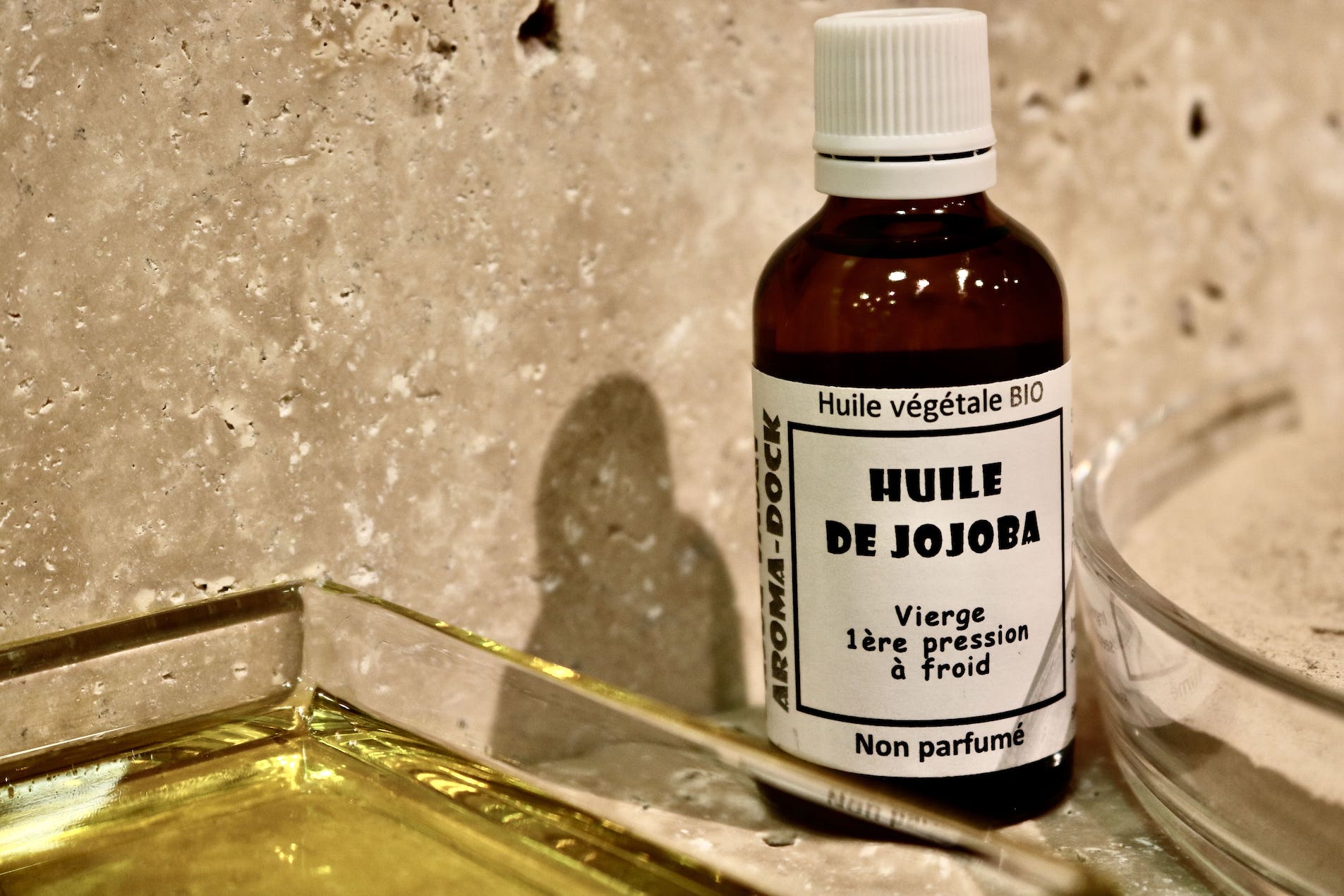Huile végétale de Jojoba bio 55ml Aroma-Dock équilibrante et protectrice