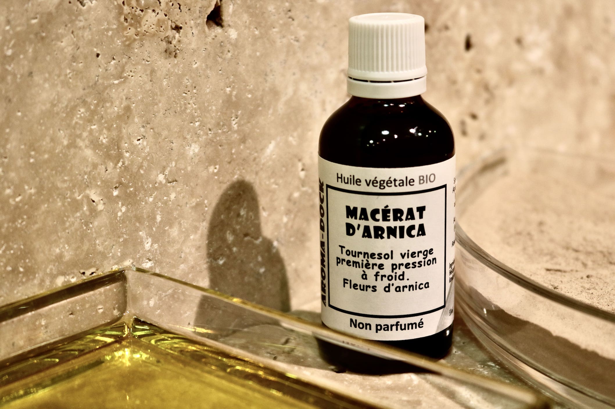 Macérât d'Arnica bio 55ml Aroma-Dock anti-inflammatoire et décontractant