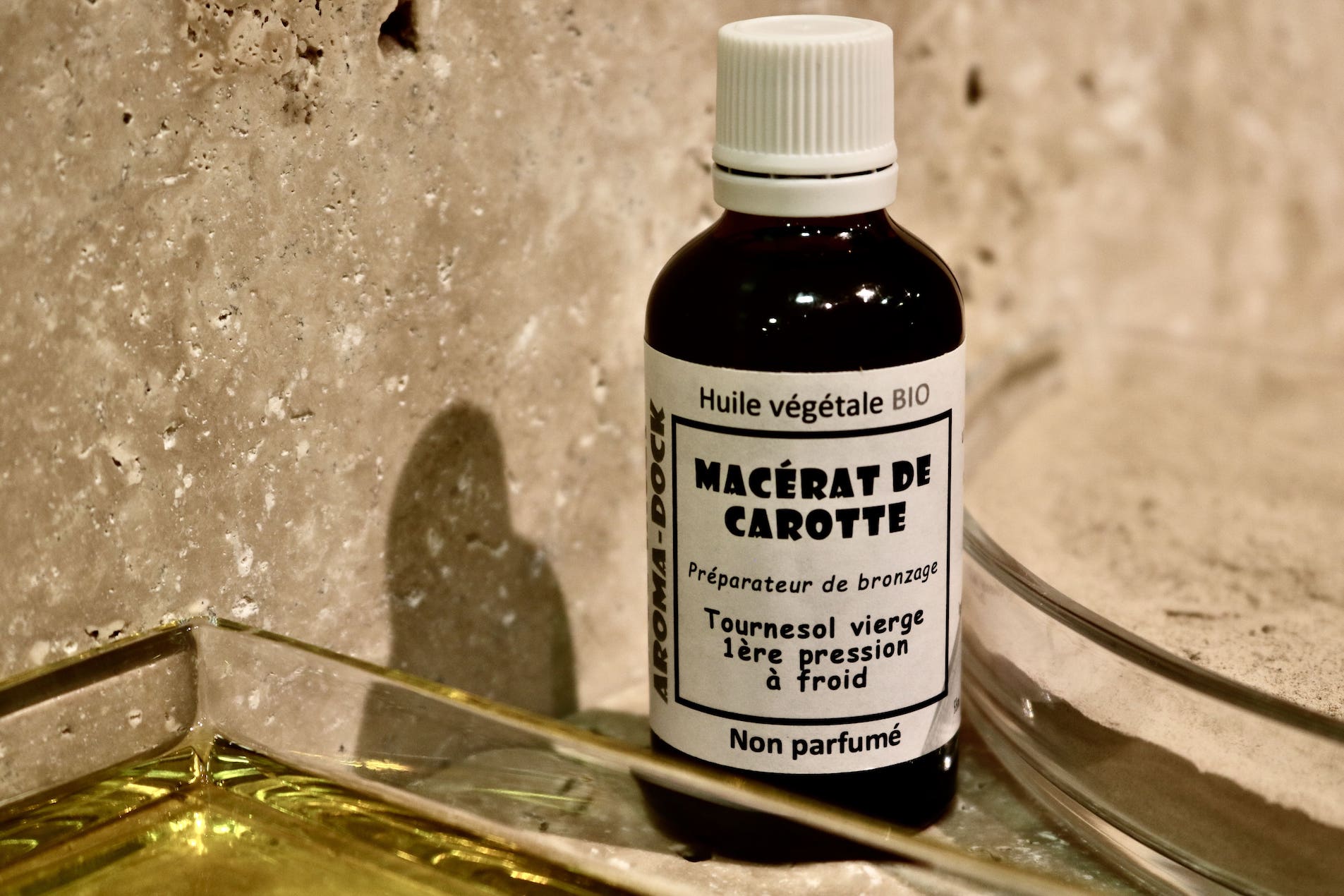 Macérât de Carotte bio 55ml Aroma-Dock certifié Nature & Progrès bonne mine