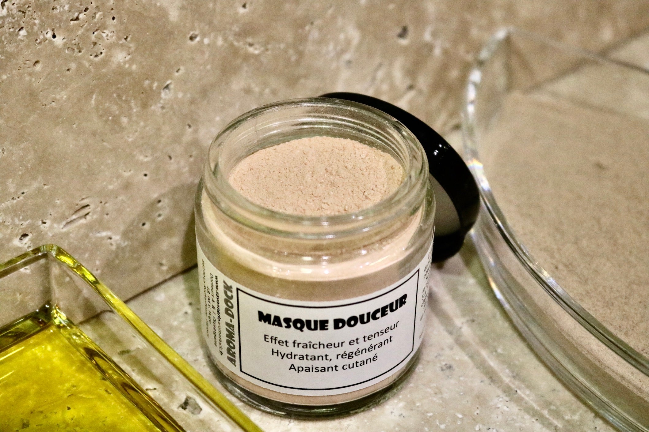 Masque visage Douceur 70g Aroma-Dock certifié Nature & Progrès peaux sensibles