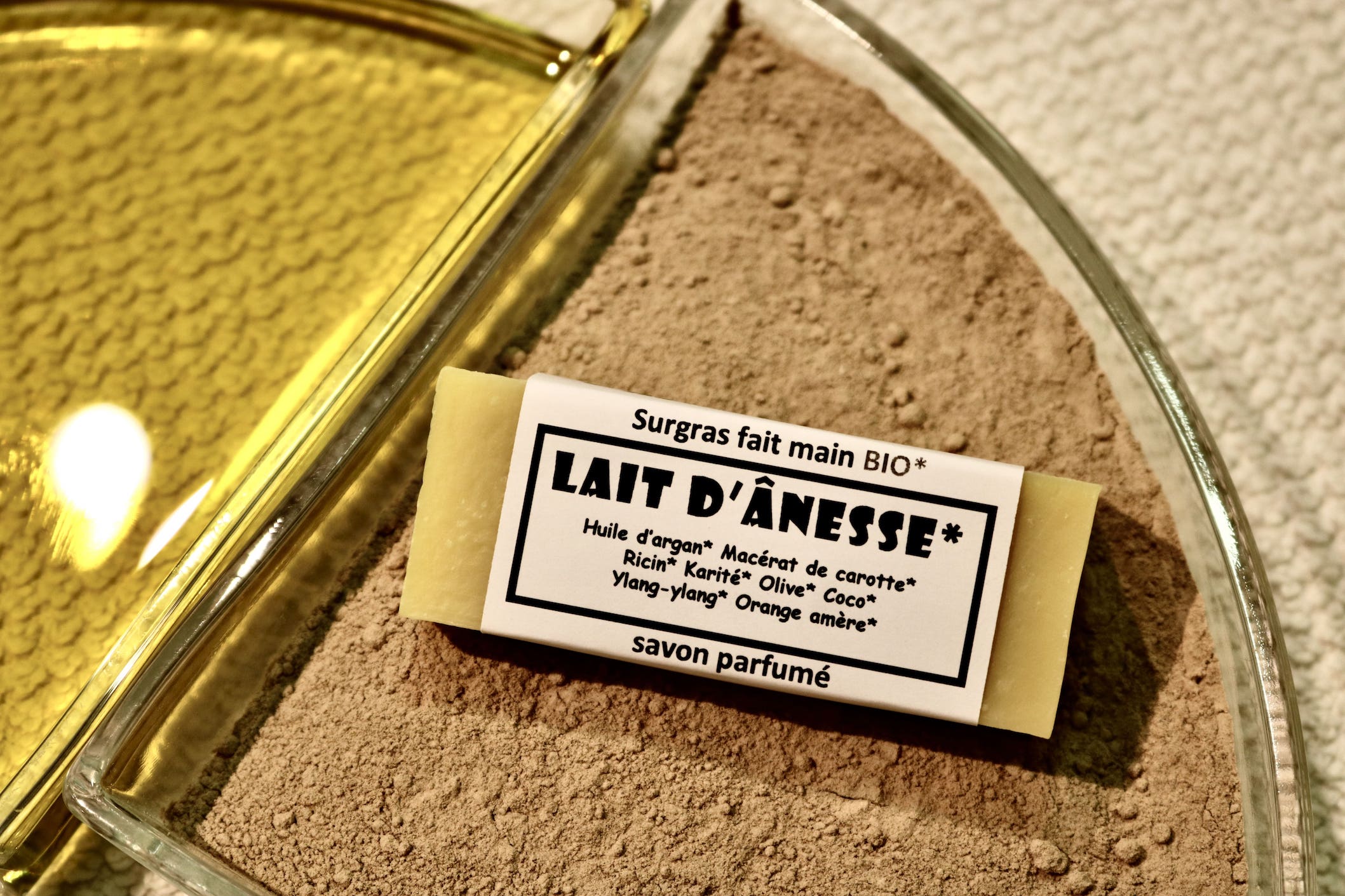 Savon naturel Lait d'Ânesse parfumé 50g aux huiles essentielles