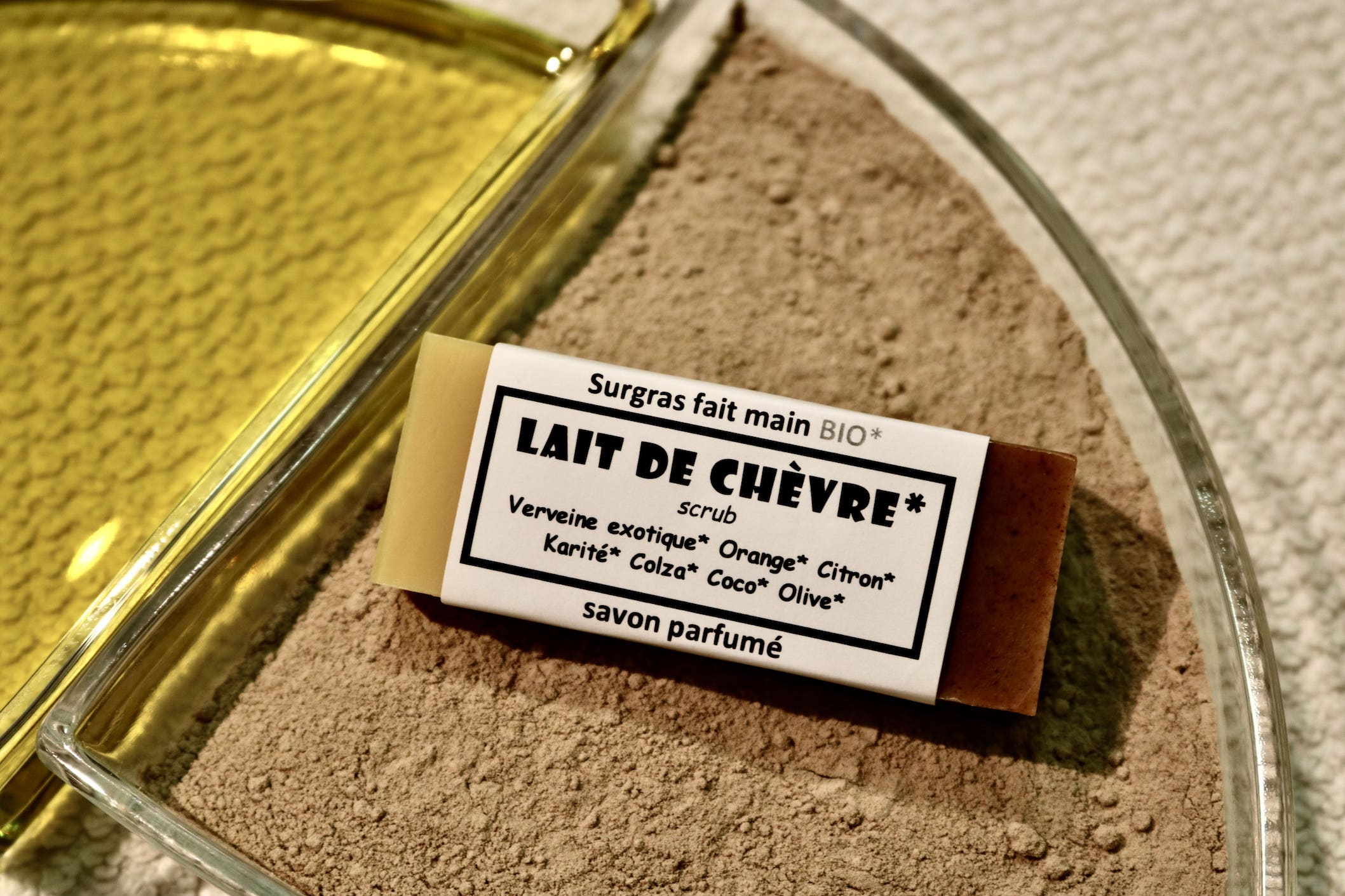 Savon naturel Lait de Chèvre parfumé 50g aux huiles essentielles