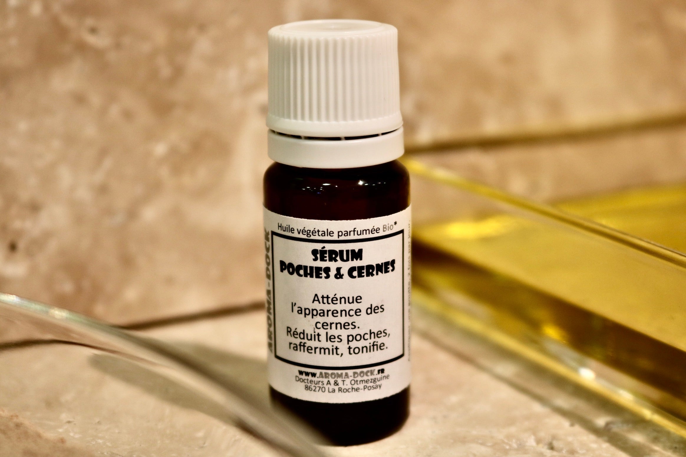 Sérum Poches & Cernes Aroma-Dock certifié Nature & Progrès contour des yeux