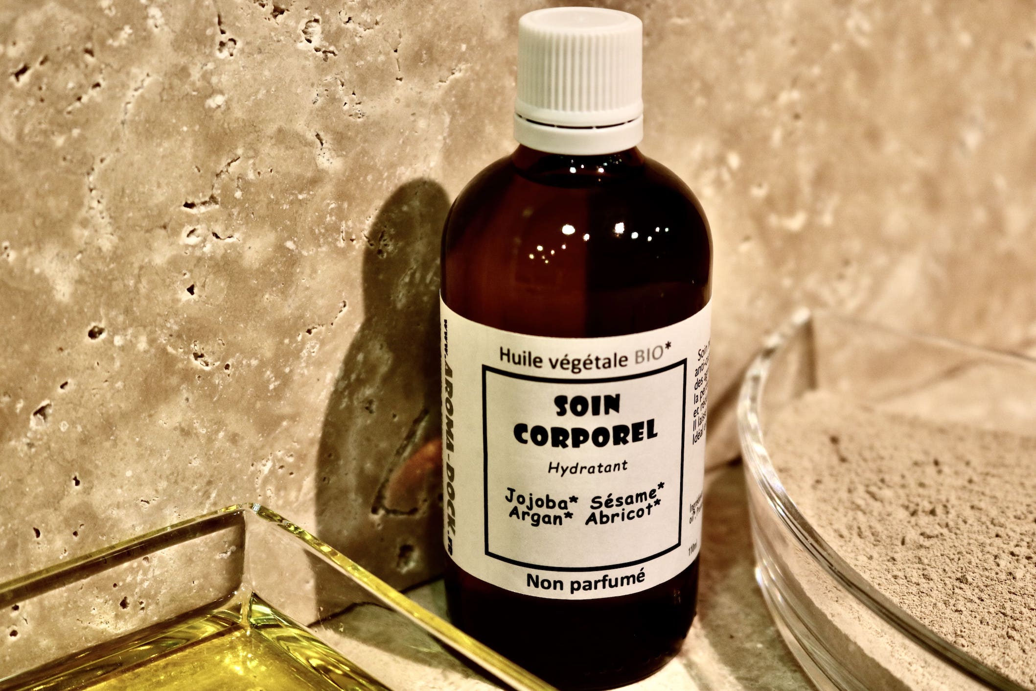 Soin corporel non parfumé 110ml Aroma-Dock certifié Nature & Progrès hydratant